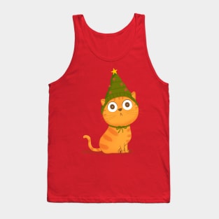 Meowy Christmas Cat! Tank Top